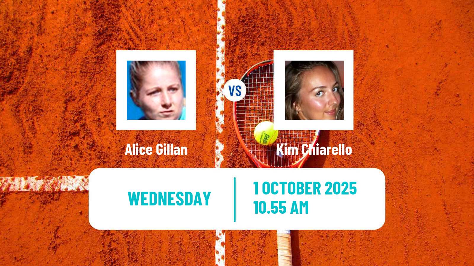Tennis ITF W35 Reims Women Alice Gillan - Kim Chiarello