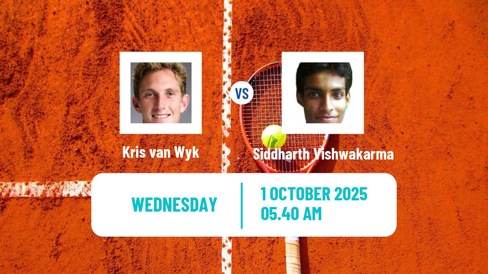 Tennis ITF M25 Sharm Elsheikh 4 Men Kris van Wyk - Siddharth Vishwakarma