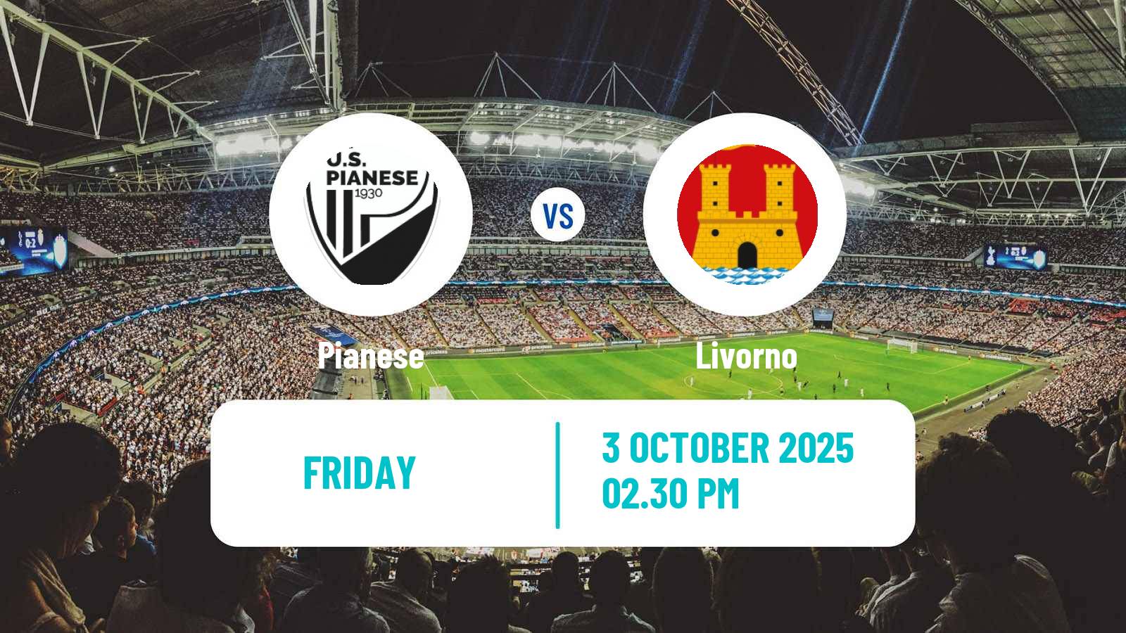 Football Italian Serie C Group B Pianese - Livorno