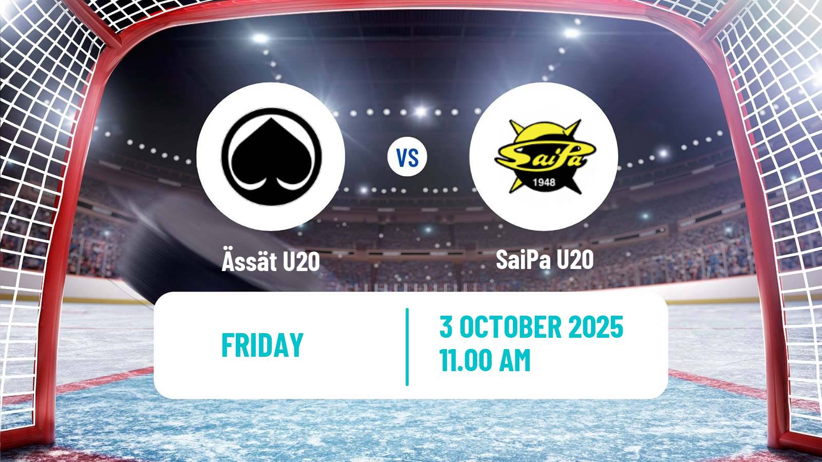 Hockey Finnish SM-sarja U20 Ässät U20 - SaiPa U20