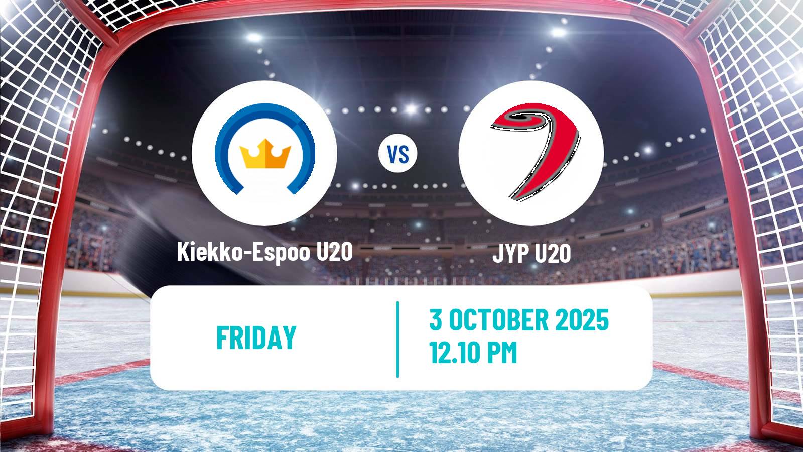 Hockey Finnish SM-sarja U20 Kiekko-Espoo U20 - JYP U20