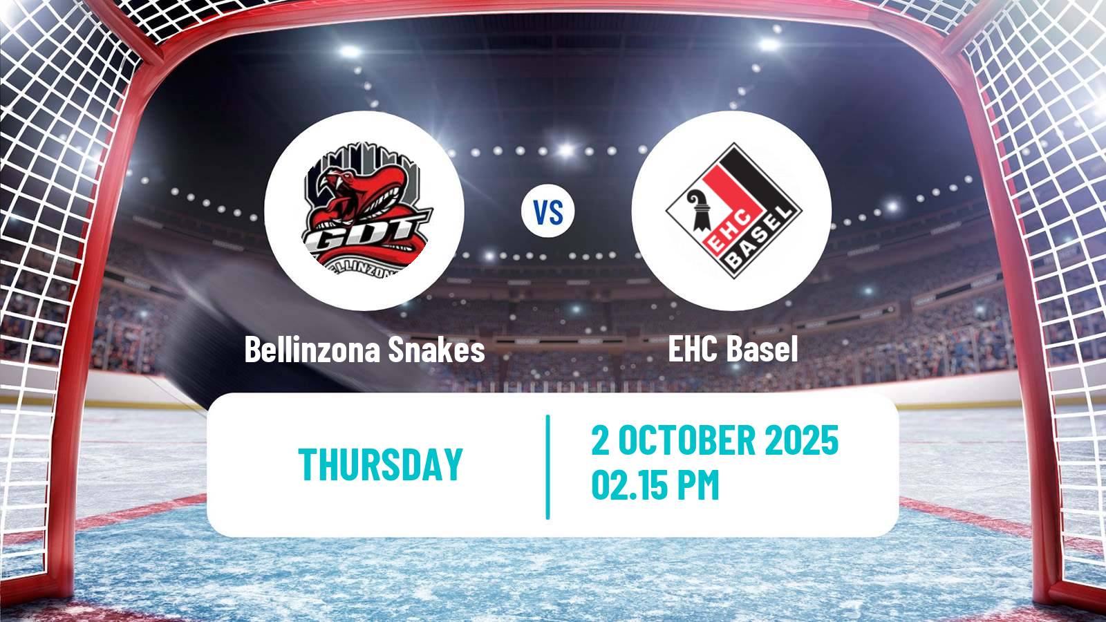 Hockey Swiss League Hockey Bellinzona Snakes - EHC Basel
