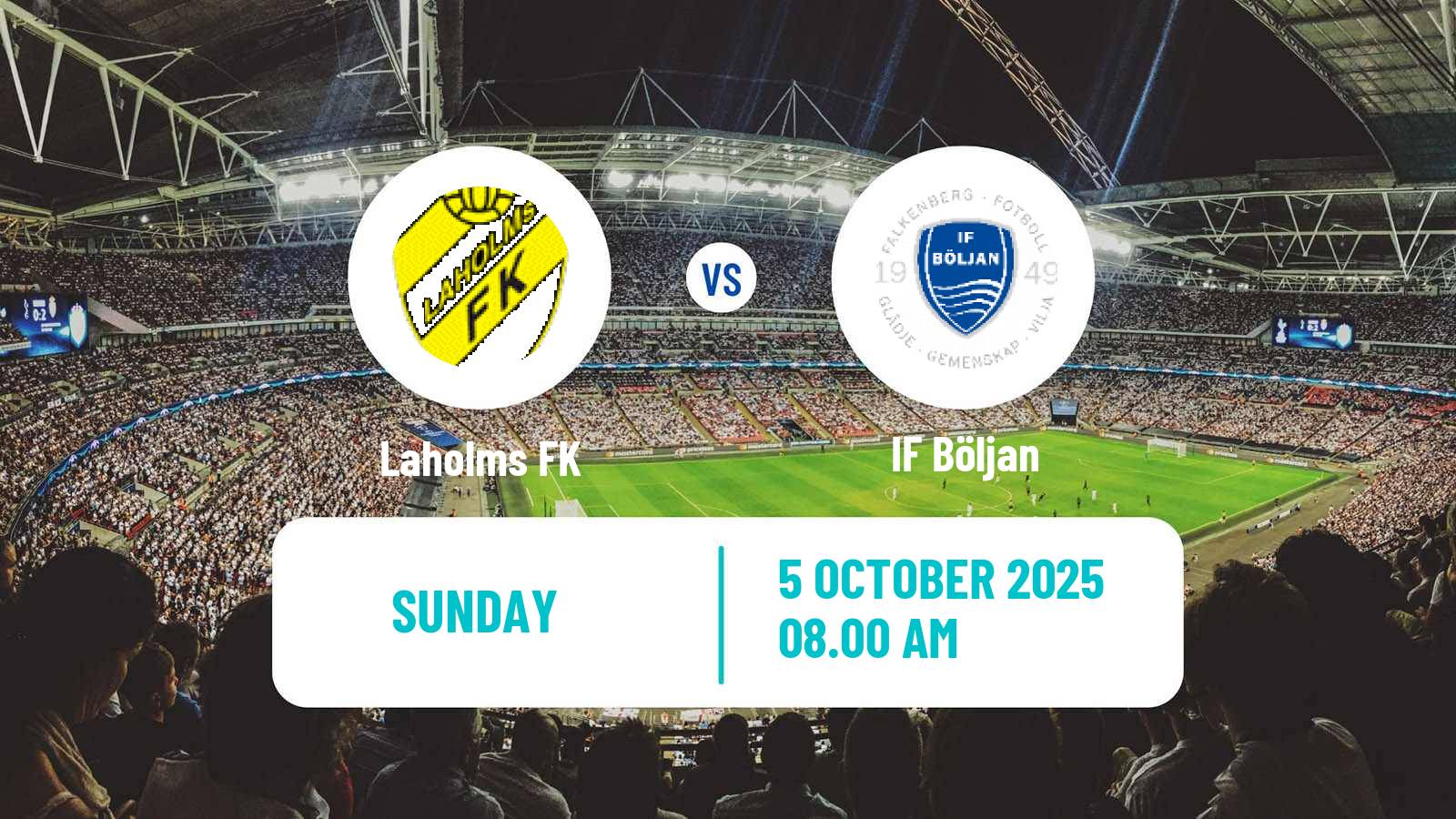 Football Swedish Division 2 - Västra Götaland Laholms - Böljan