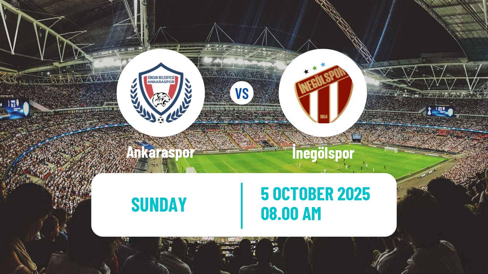 Football Turkish Second League White Group Ankaraspor - İnegölspor