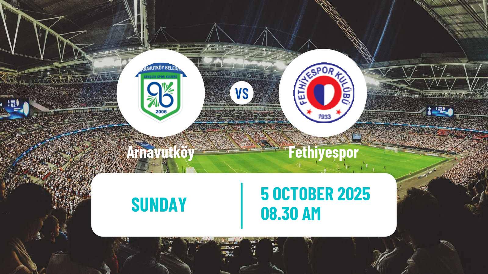 Football Turkish Second League Red Group Arnavutköy - Fethiyespor
