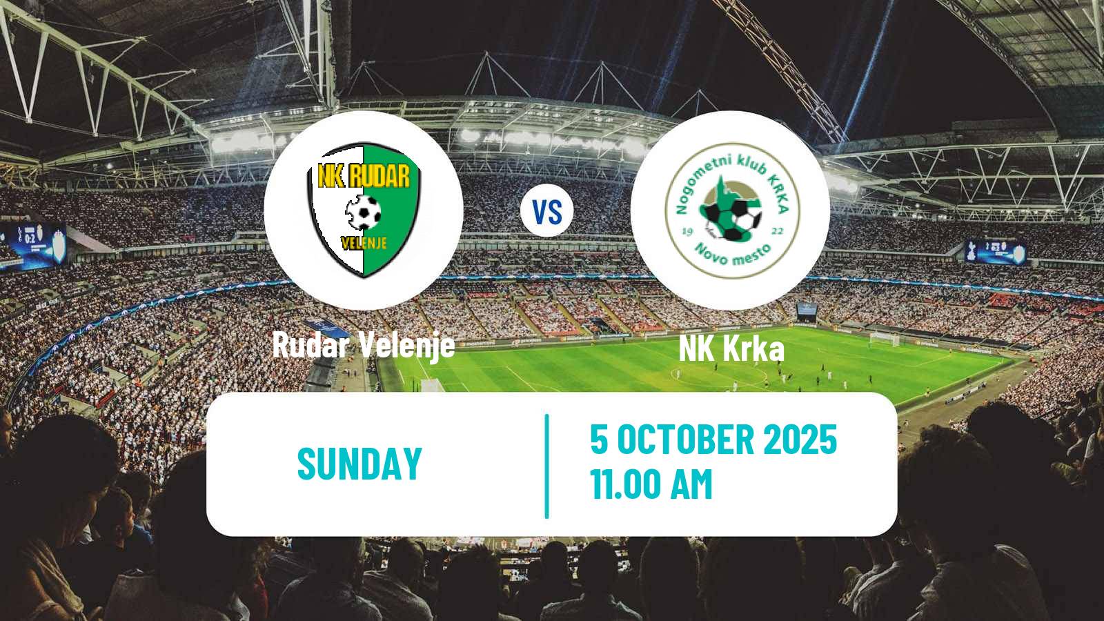 Football Slovenian 2 SNL Rudar Velenje - Krka