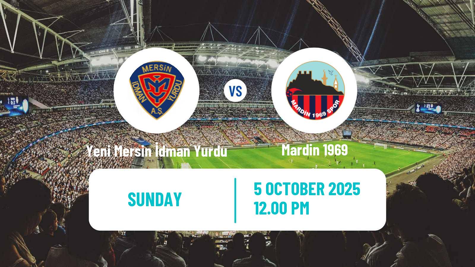 Football Turkish Second League Red Group Yeni Mersin İdman Yurdu - Mardin 1969