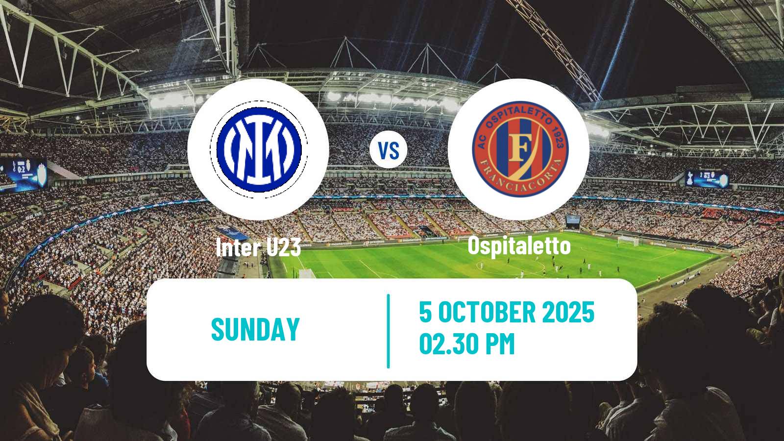 Football Italian Serie C Group A Inter U23 - Ospitaletto