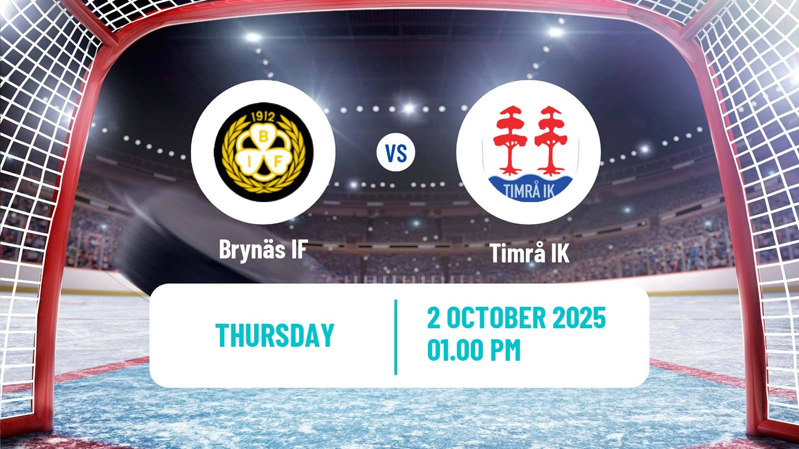 Hockey SHL Brynäs - Timrå
