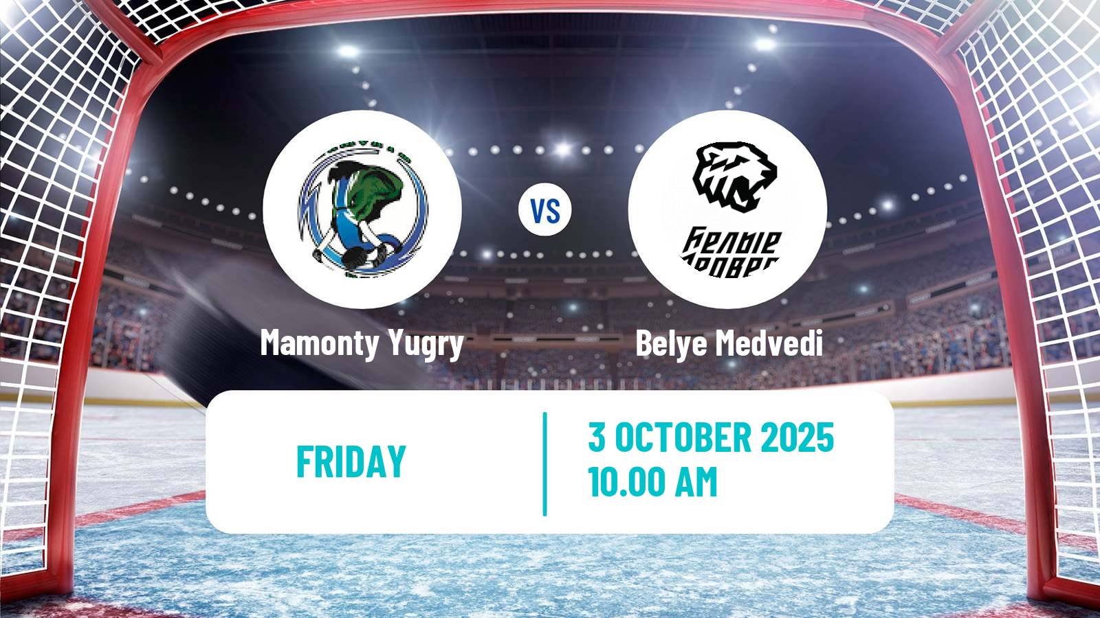 Hockey MHL Mamonty Yugry - Belye Medvedi