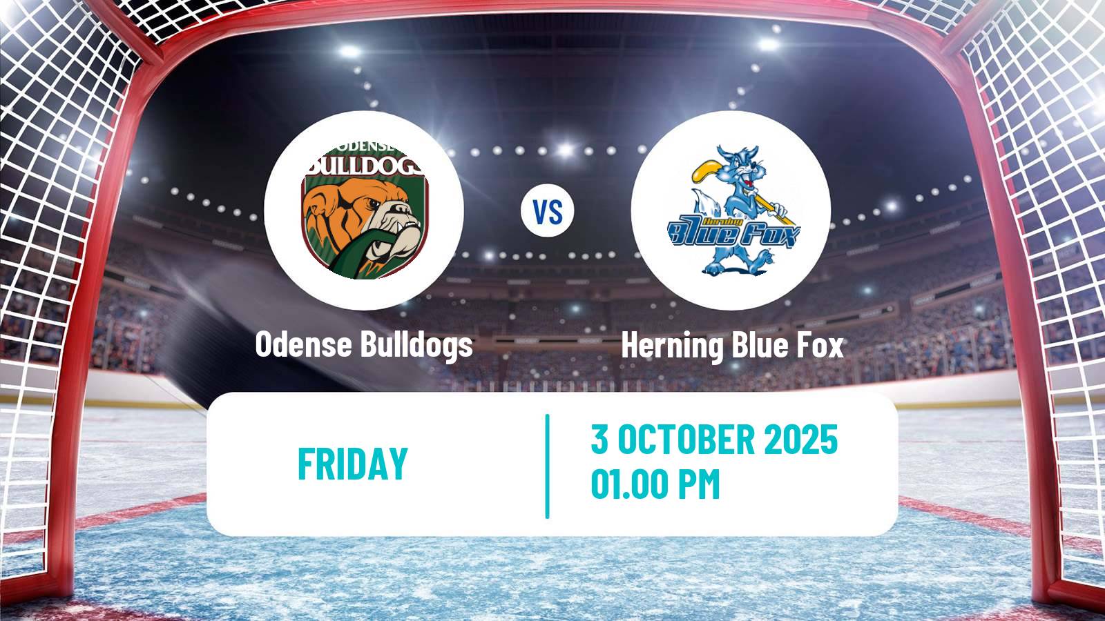 Hockey Danish Ishockey Ligaen Odense Bulldogs - Herning Blue Fox