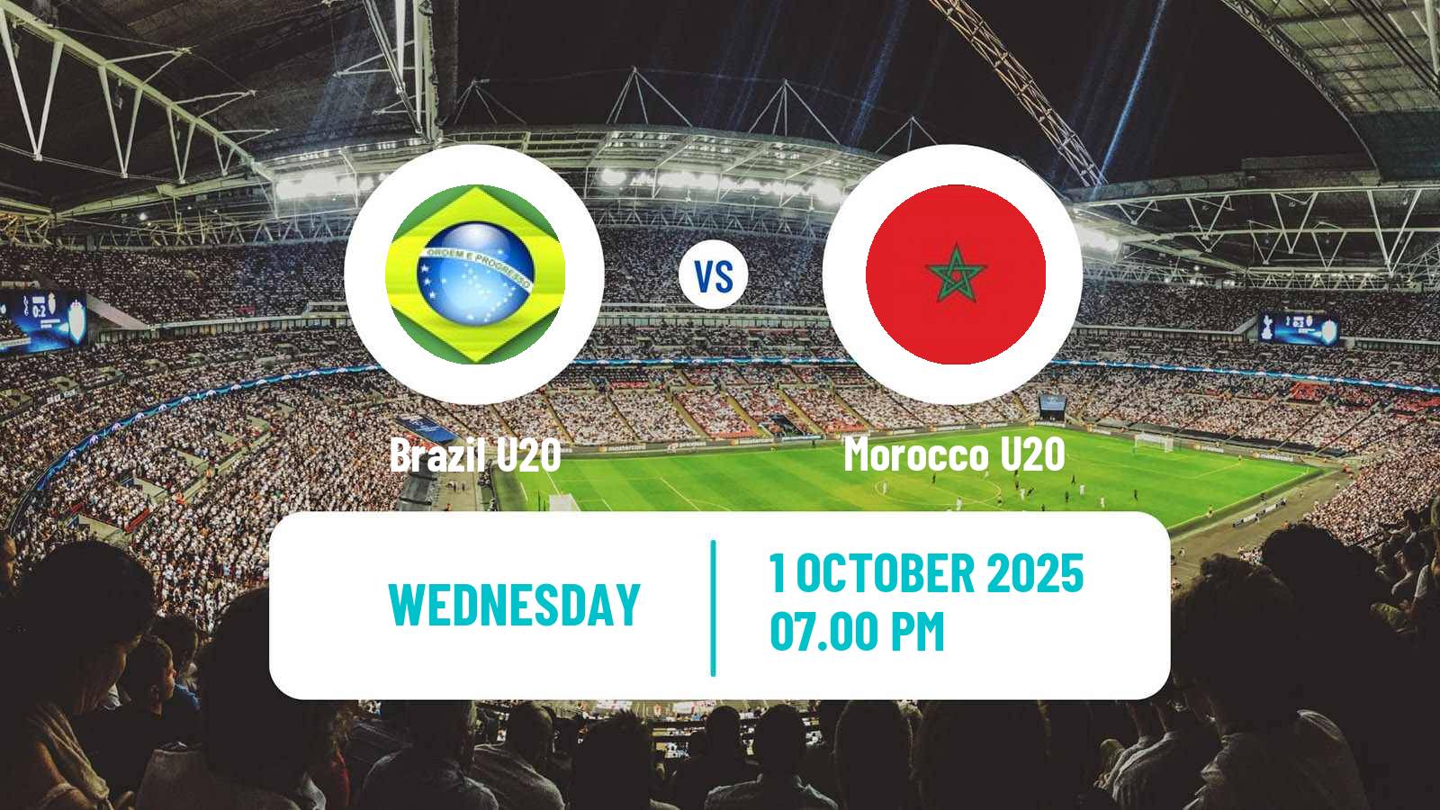 Football FIFA World Cup U20 Brazil U20 - Morocco U20