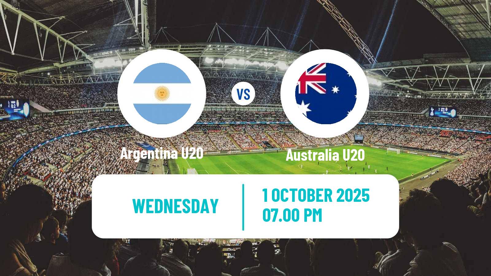 Football FIFA World Cup U20 Argentina U20 - Australia U20