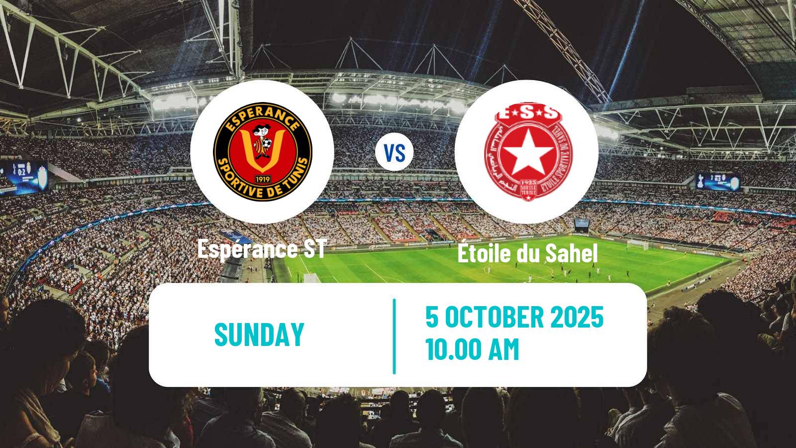 Football Tunisian Ligue Professionnelle 1 Espérance ST - Étoile du Sahel
