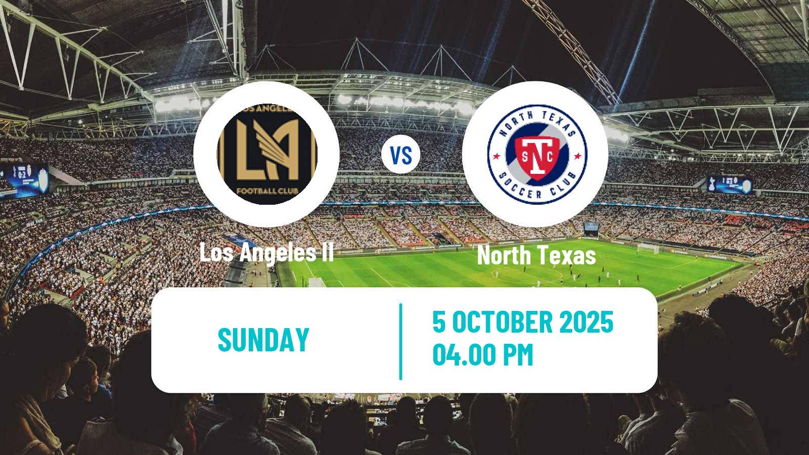 Football MLS Next Pro Los Angeles II - North Texas