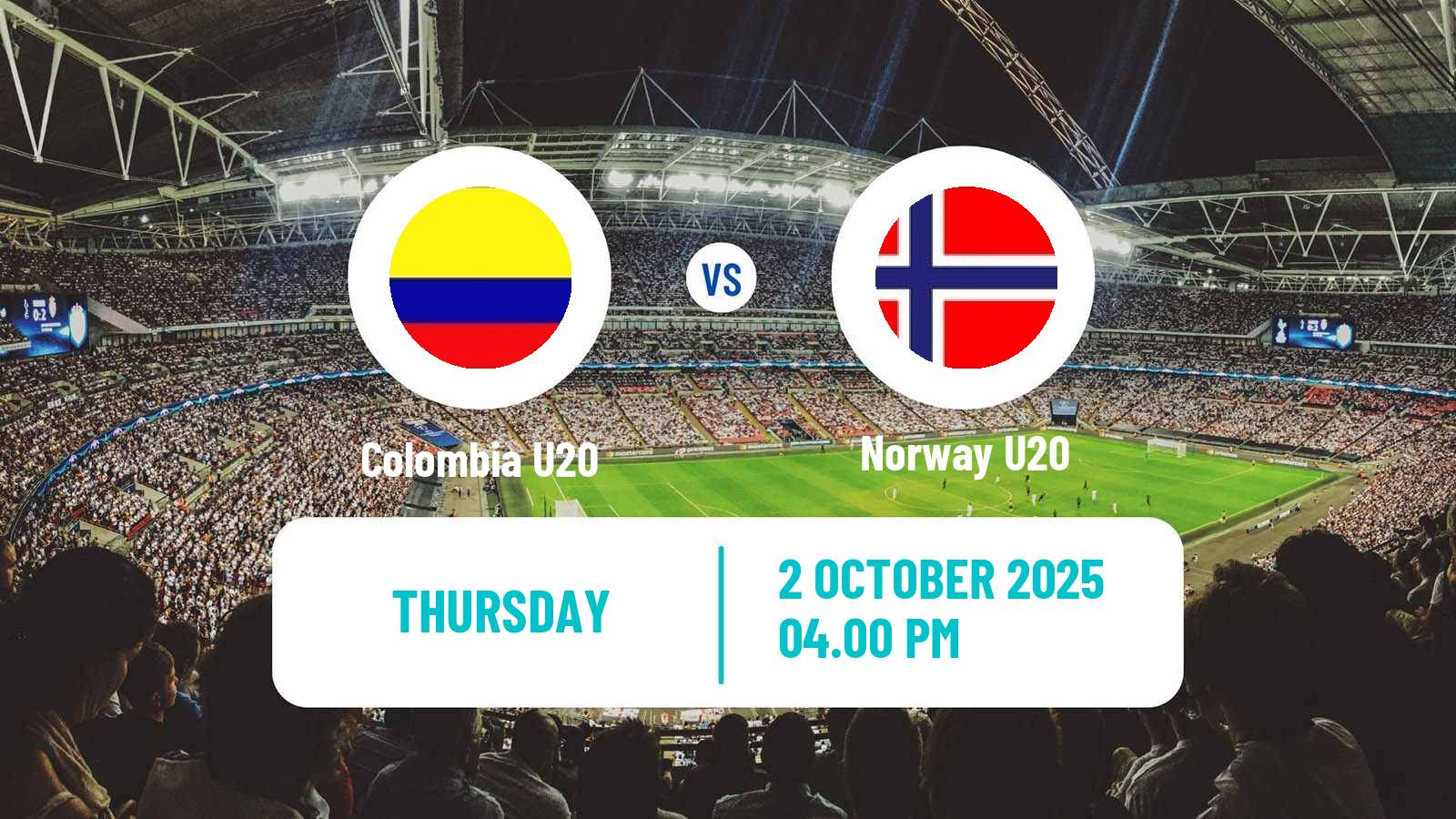 Football FIFA World Cup U20 Colombia U20 - Norway U20