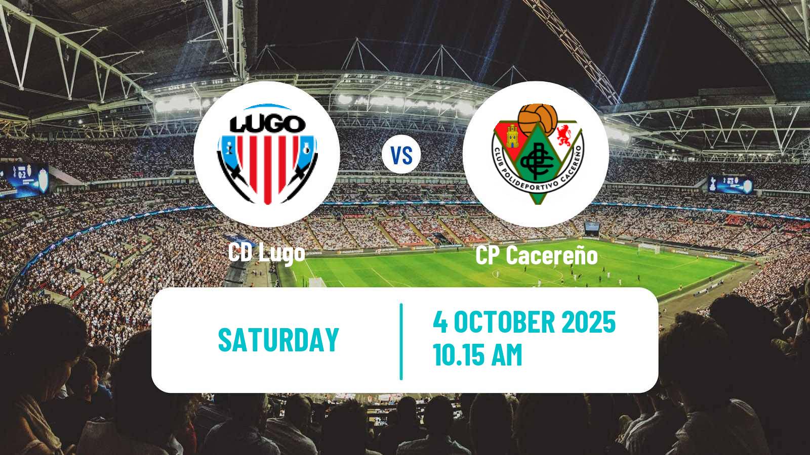Football Spanish Primera RFEF Group 1 Lugo - Cacereño