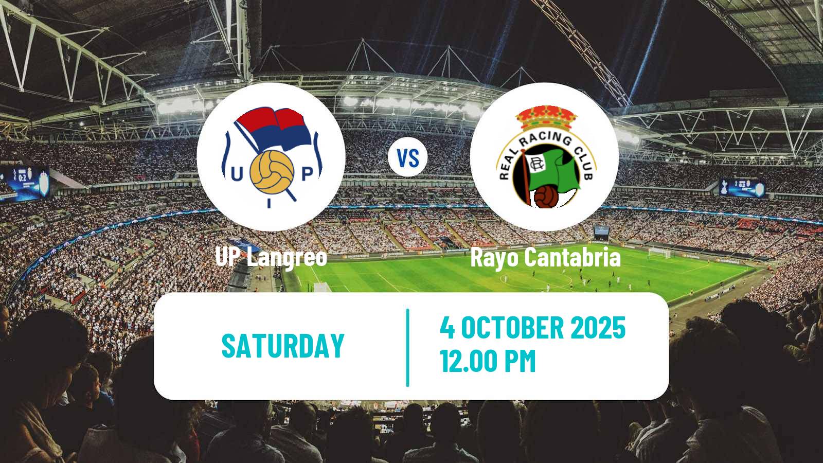 Football Spanish Segunda RFEF - Group 1 Langreo - Rayo Cantabria