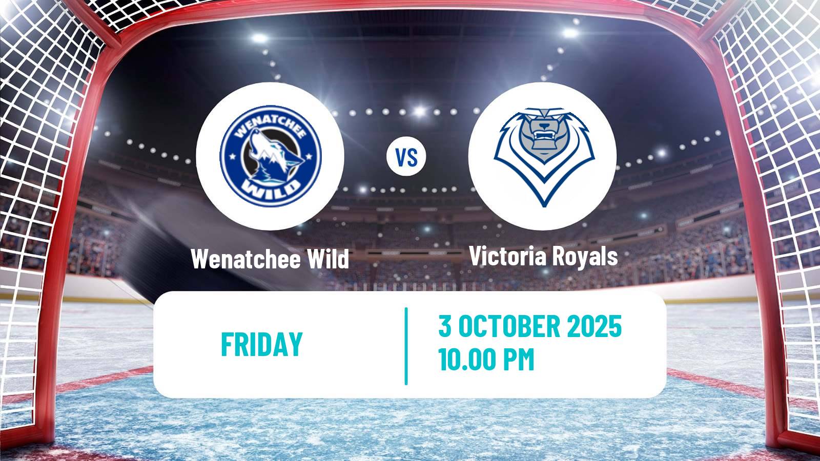 Hockey WHL Wenatchee Wild - Victoria Royals