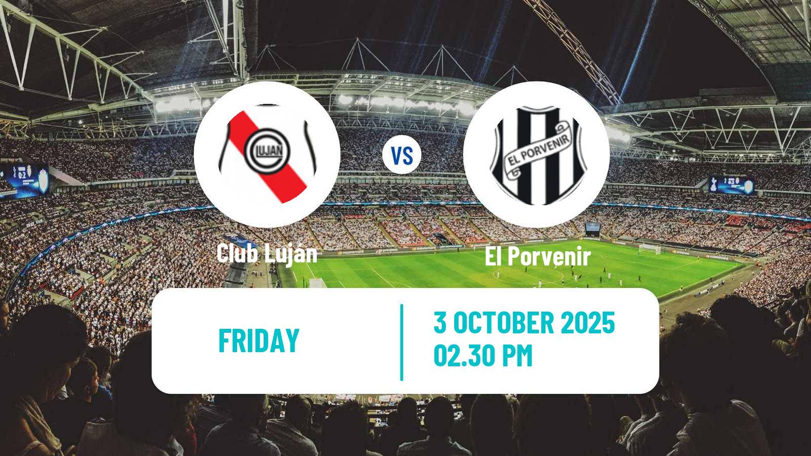 Football Argentinian Primera C Club Luján - El Porvenir