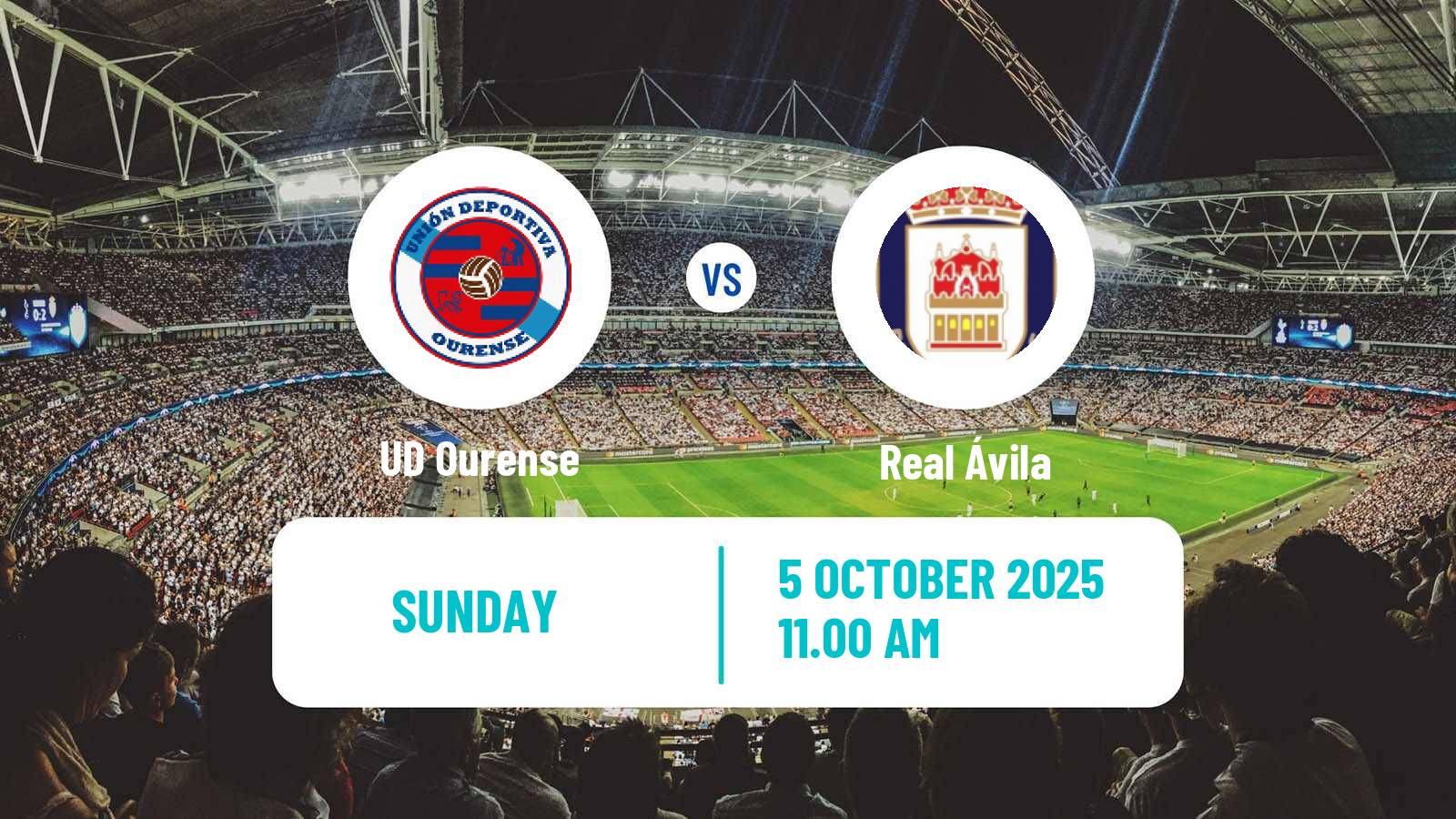 Football Spanish Segunda RFEF - Group 1 UD Ourense - Real Ávila