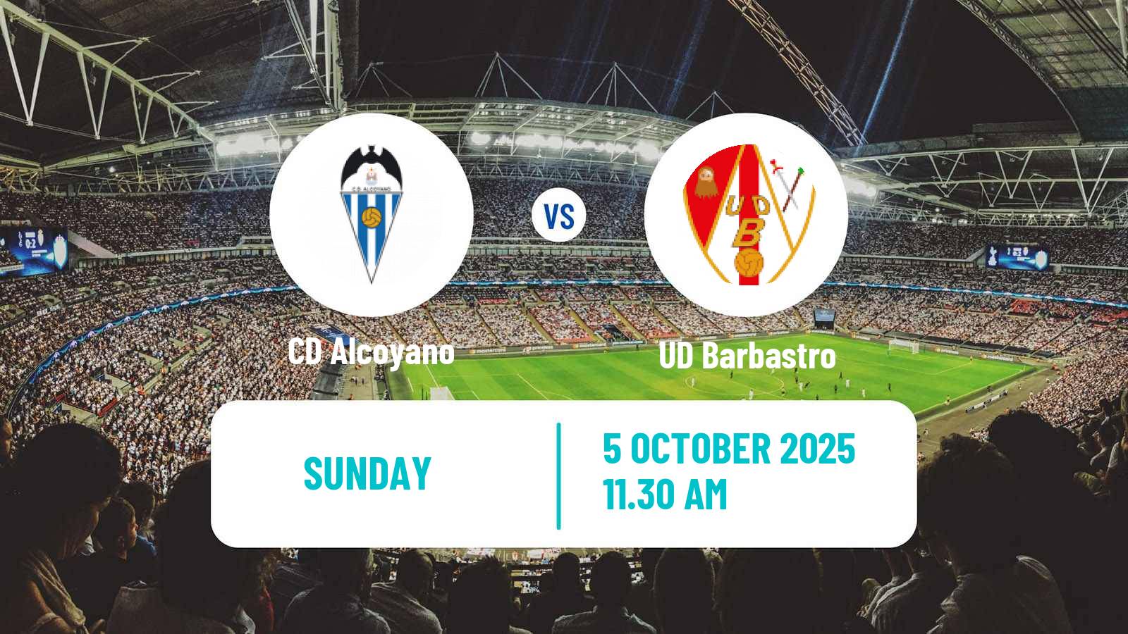 Football Spanish Segunda RFEF - Group 3 Alcoyano - Barbastro