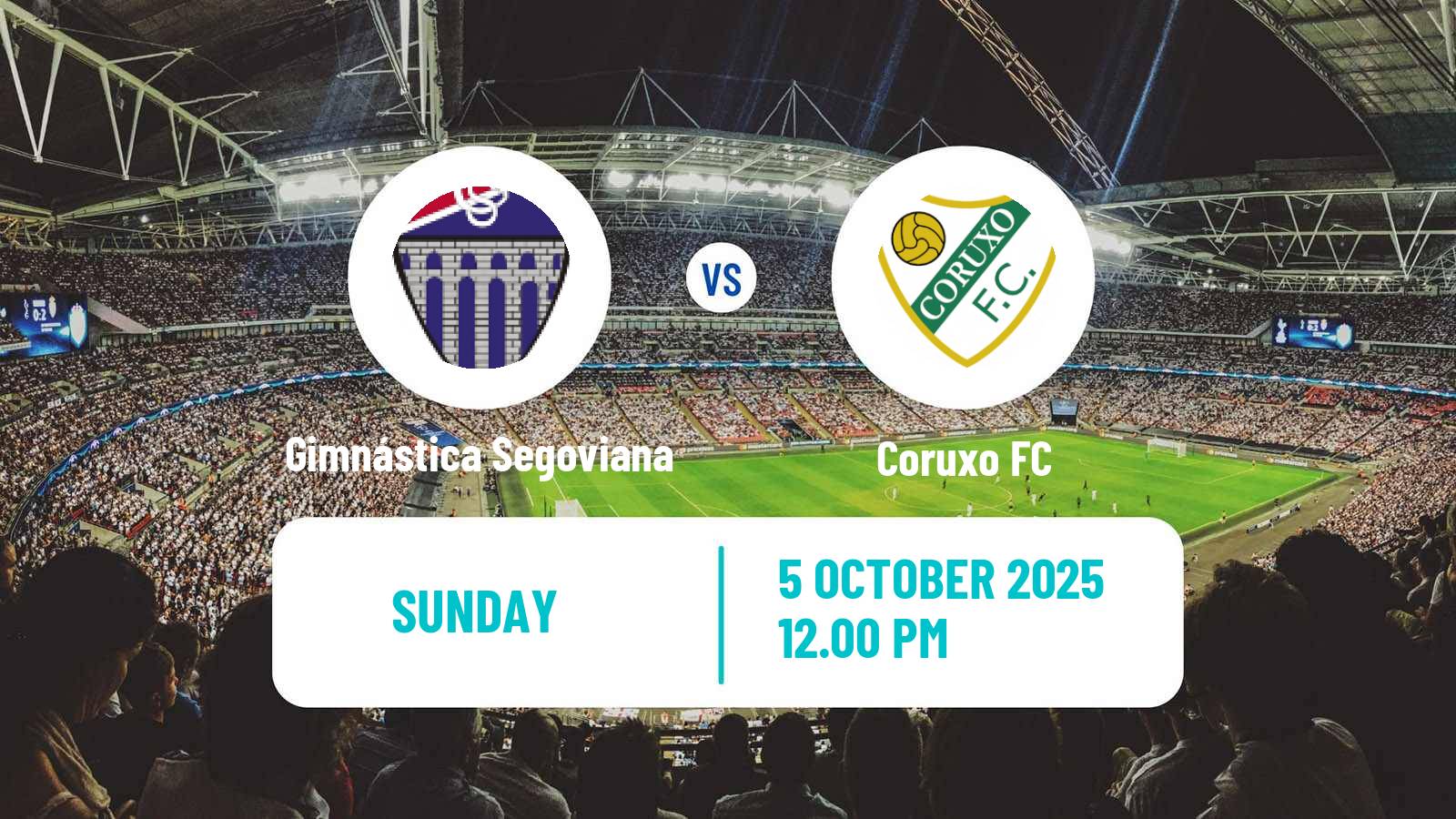 Football Spanish Segunda RFEF - Group 1 Gimnástica Segoviana - Coruxo