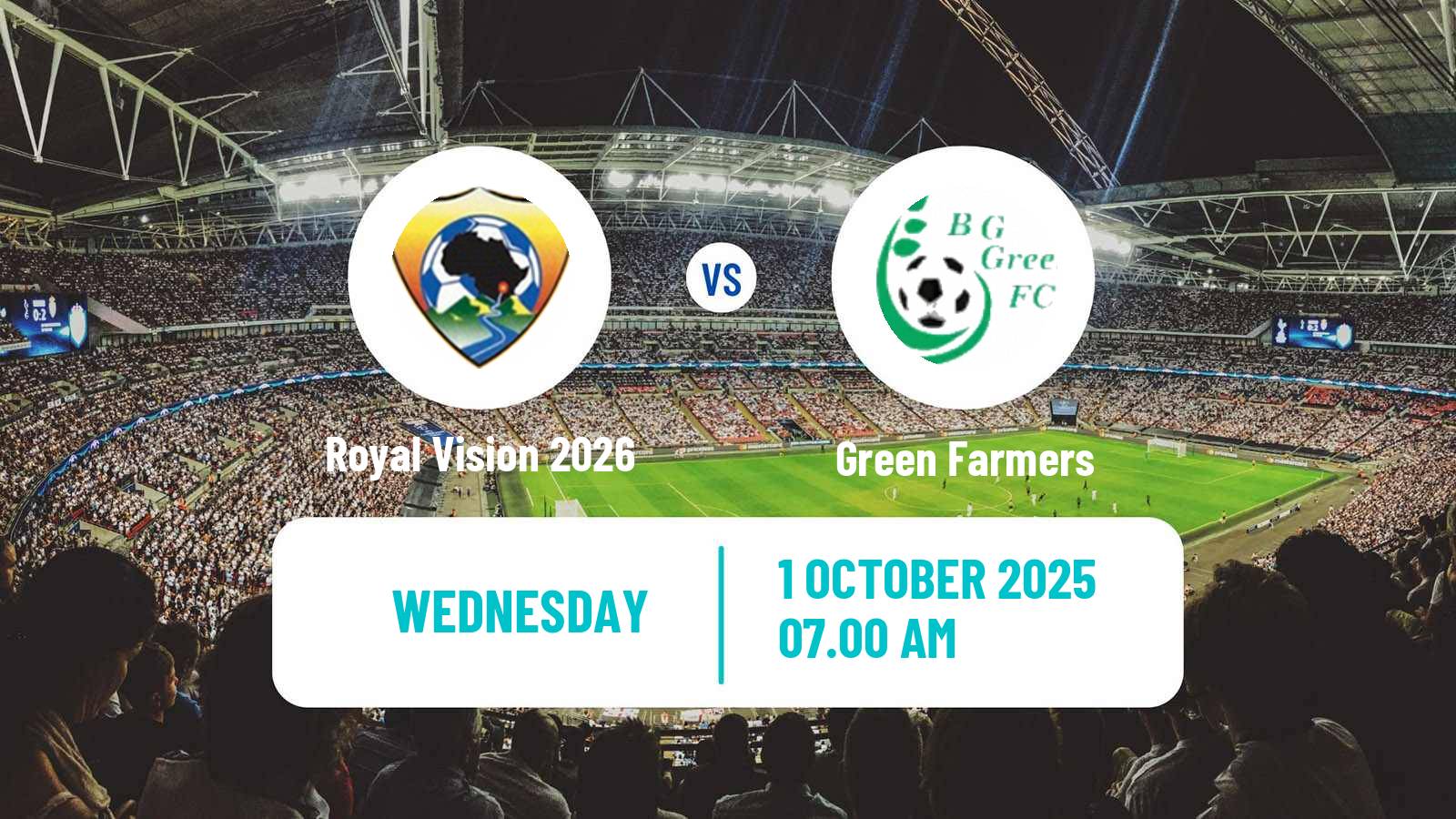 Football Burundi Premier League Royal Vision 2026 - Green Farmers