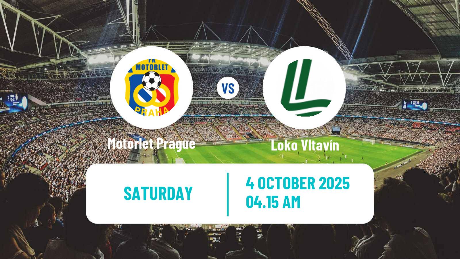 Football Czech CFL Group A Motorlet Prague - Loko Vltavín