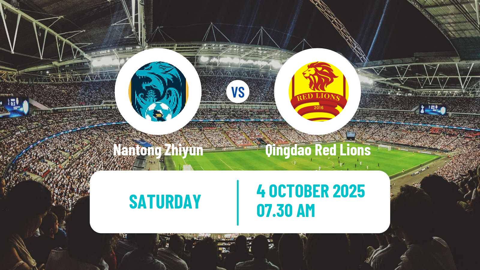 Football Chinese Jia League Nantong Zhiyun - Qingdao Red Lions