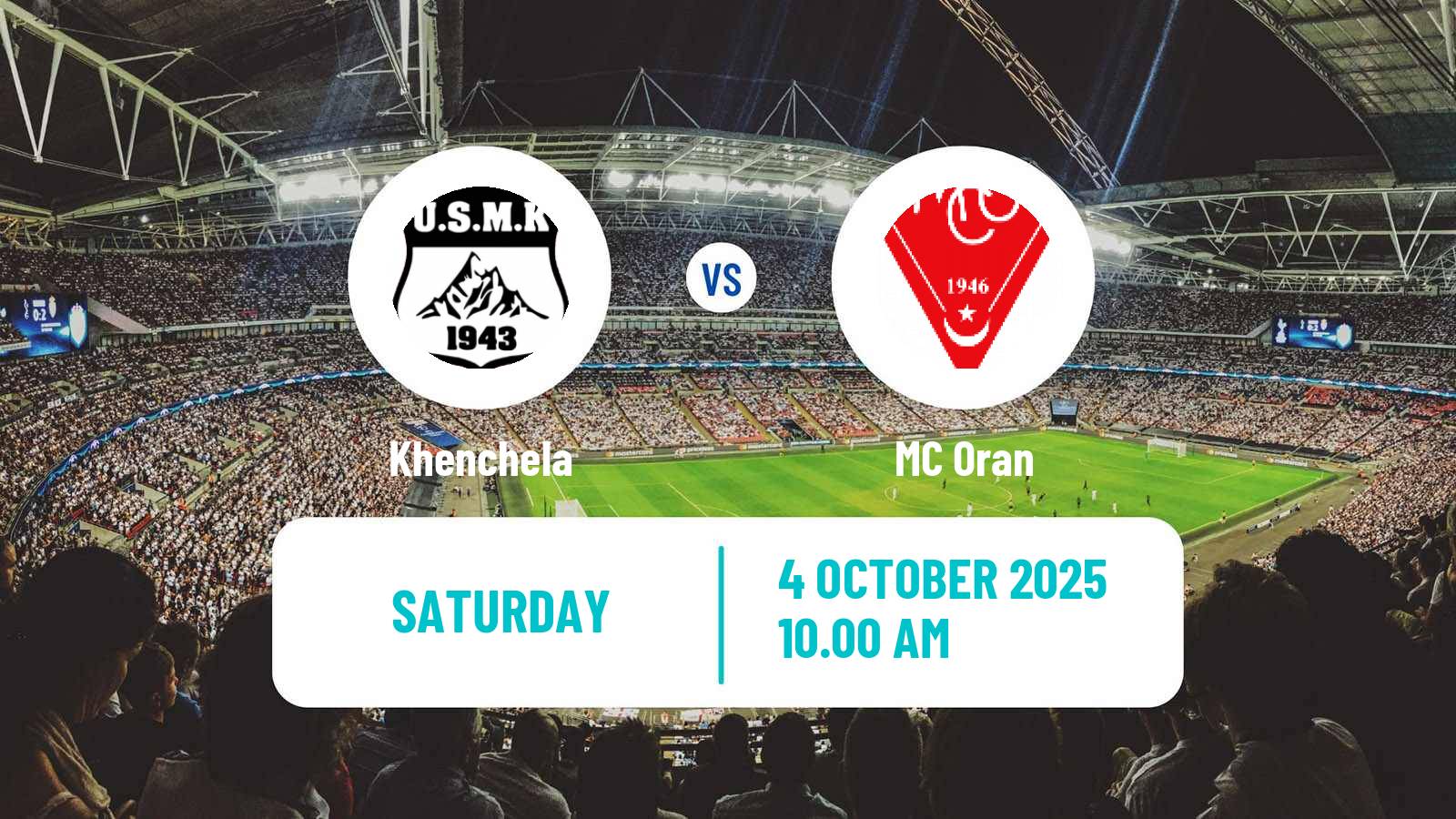 Football Algerian Ligue 1 Khenchela - Oran