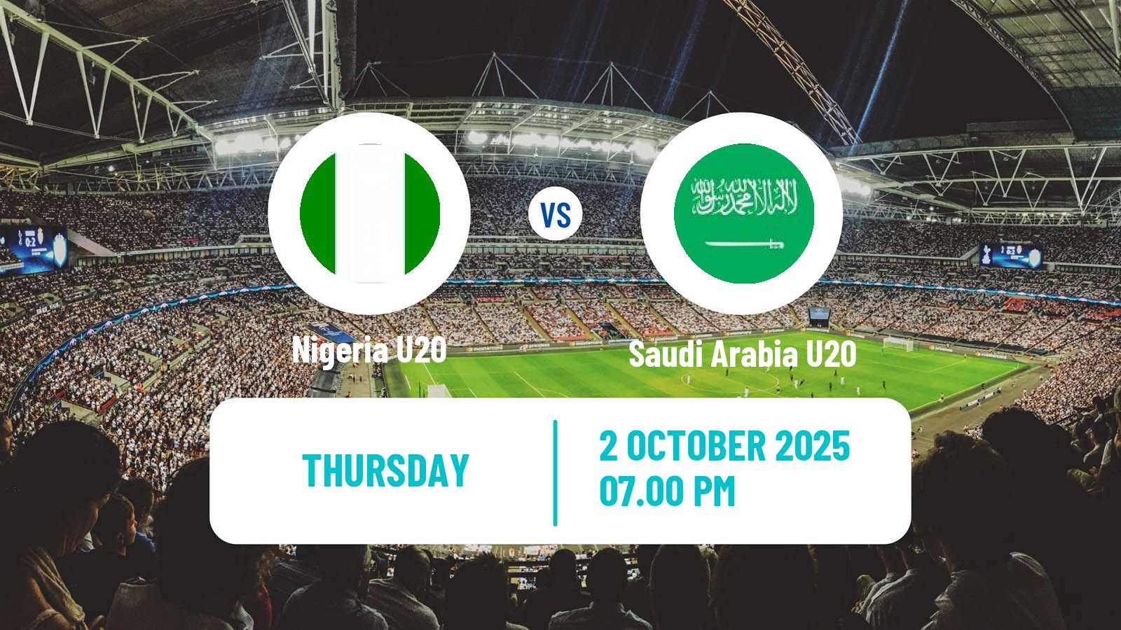 Football FIFA World Cup U20 Nigeria U20 - Saudi Arabia U20