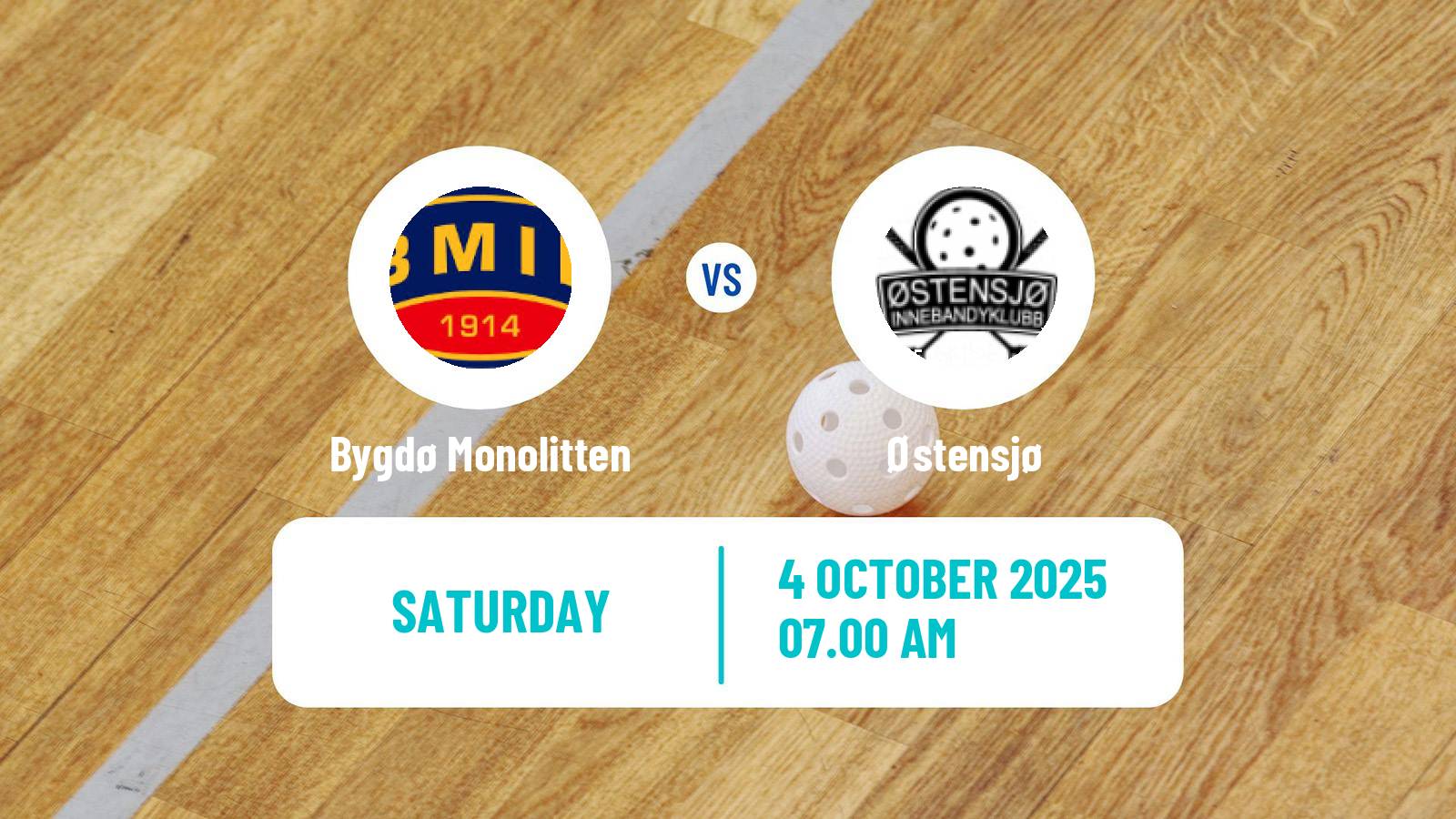 Floorball Norwegian Eliteserien Floorball Women Bygdø Monolitten - Østensjø