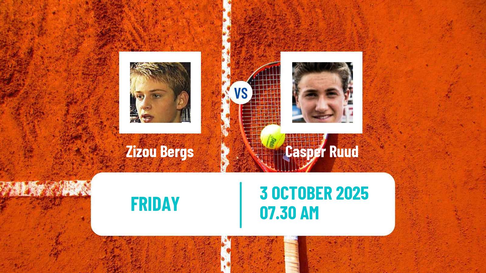 Tennis ATP Shanghai Zizou Bergs - Casper Ruud