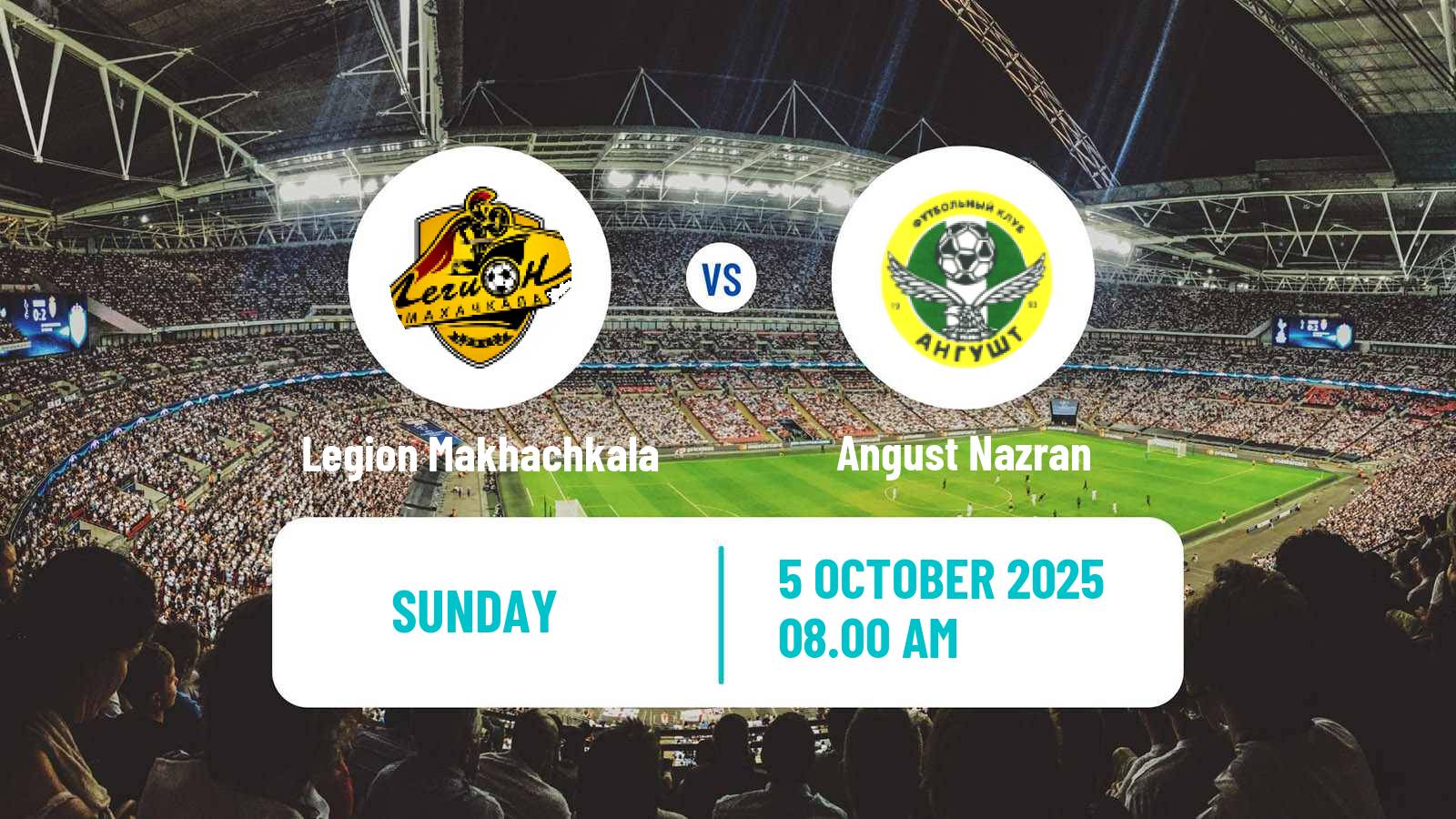 Football FNL 2 Division B Group 1 Legion Makhachkala - Angust Nazran