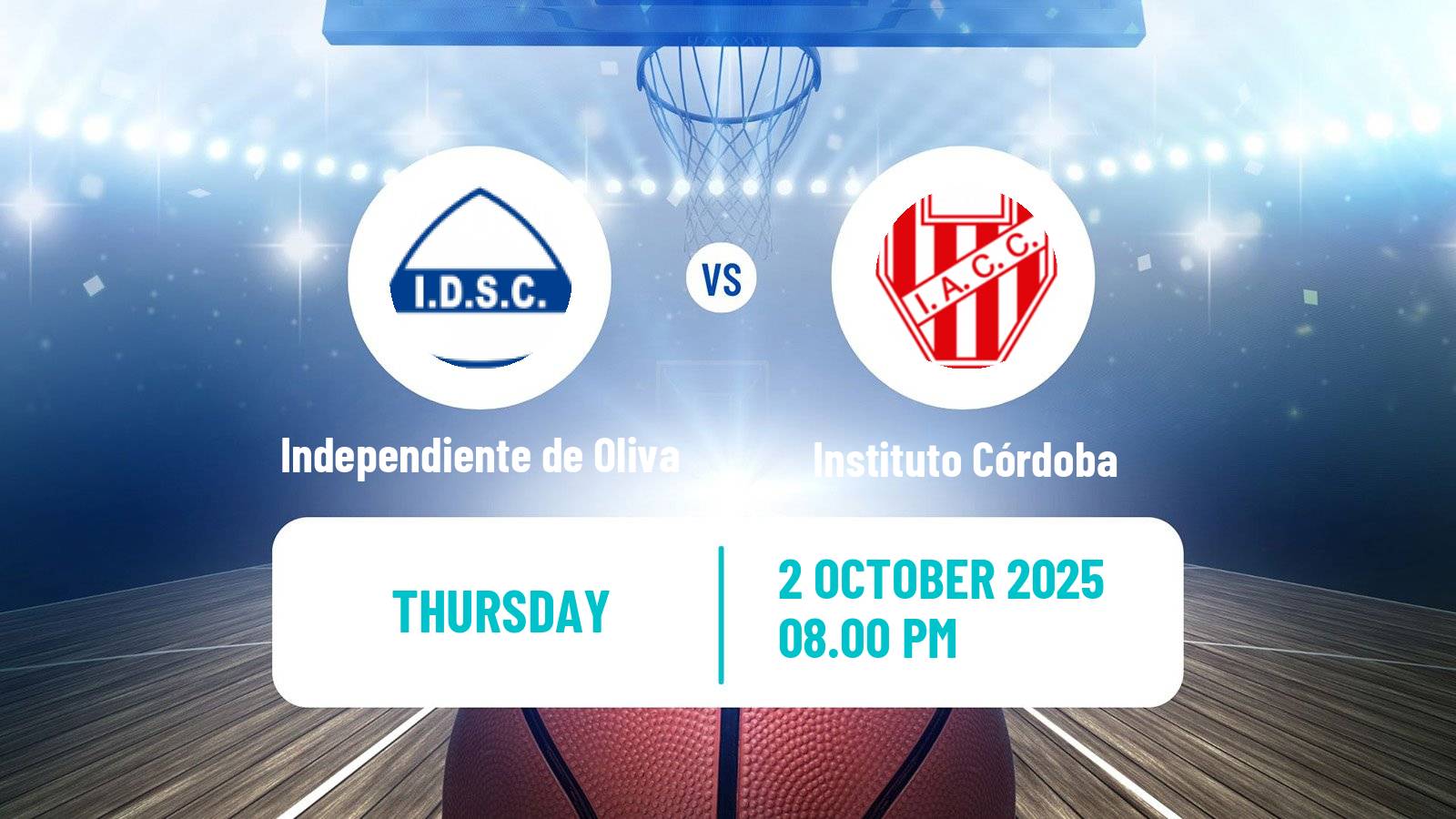 Basketball Argentinian LNB Independiente de Oliva - Instituto Córdoba