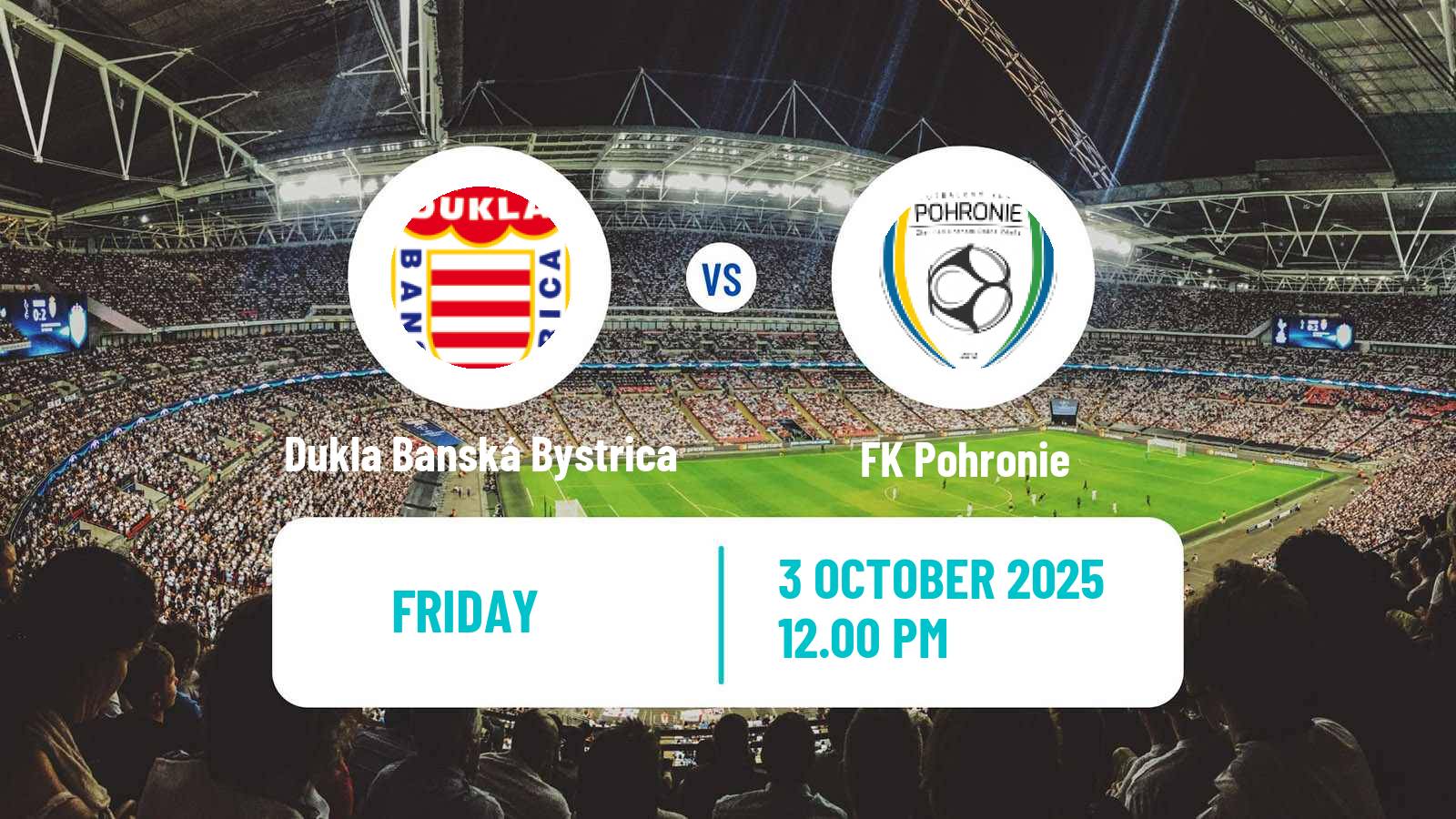 Football Slovak 2 Liga Dukla Banská Bystrica - Pohronie