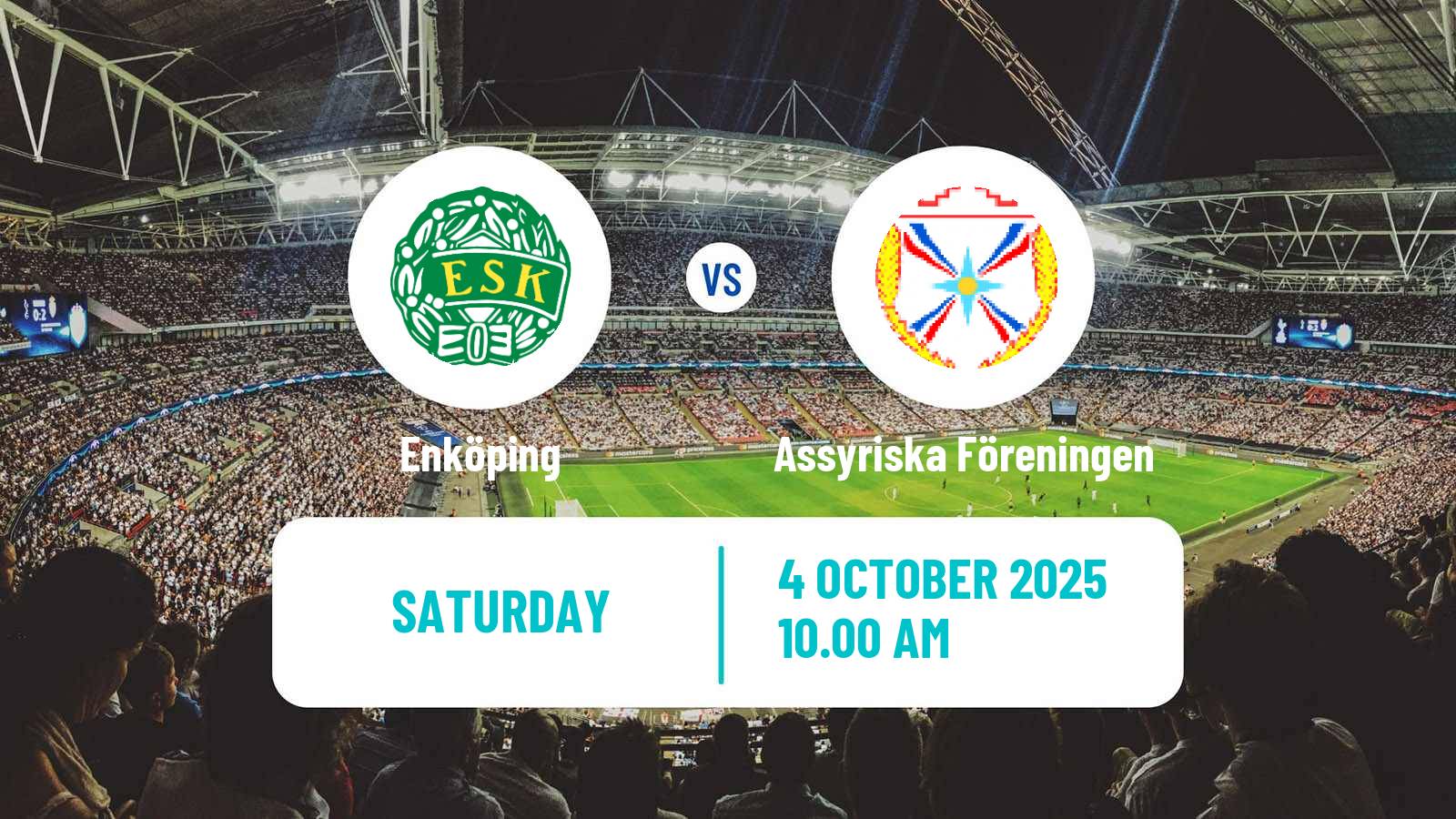 Football Swedish Division 1 Norra Enköping - Assyriska Föreningen