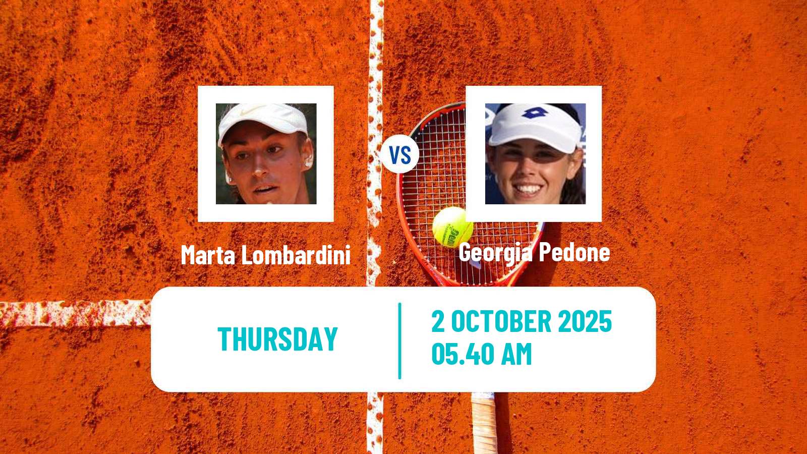 Tennis ITF W35 Santa Margherita Di Pula 9 Women Marta Lombardini - Georgia Pedone
