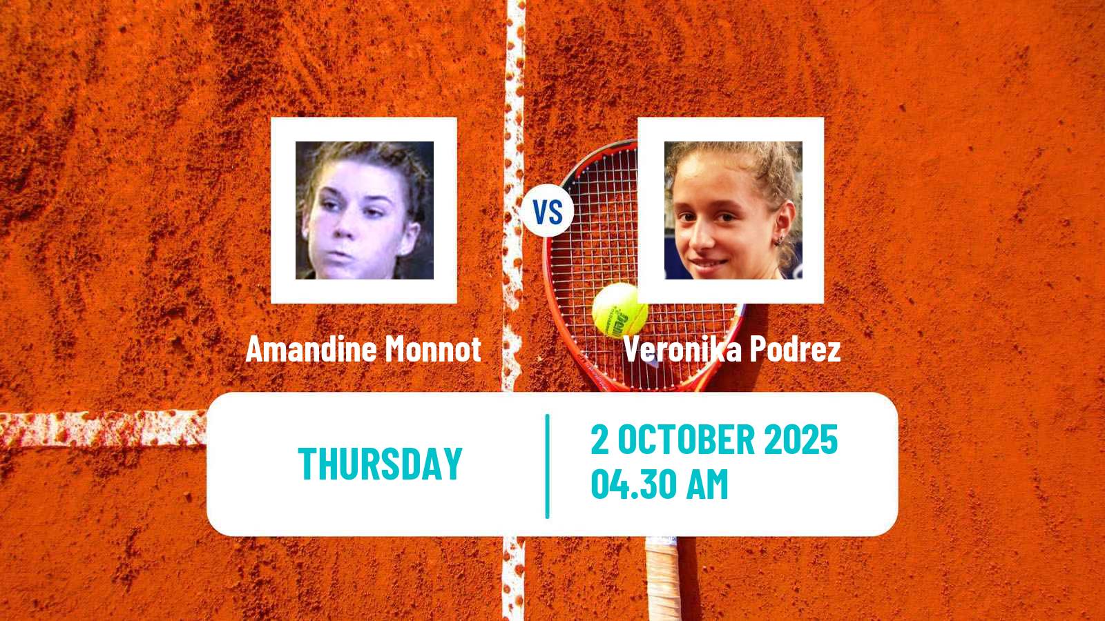 Tennis ITF W35 Reims Women Amandine Monnot - Veronika Podrez