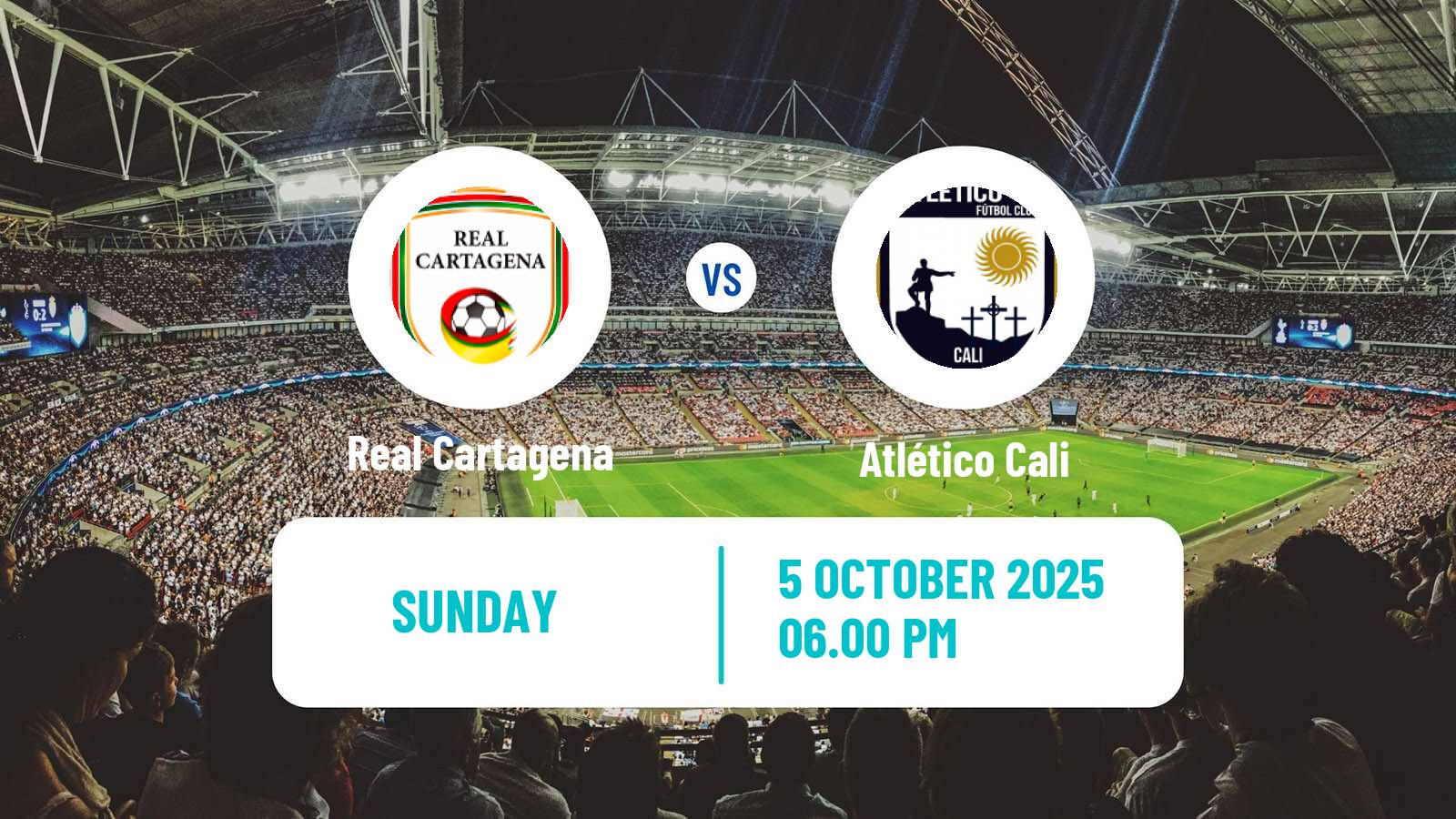 Football Colombian Primera B Real Cartagena - Atlético Cali