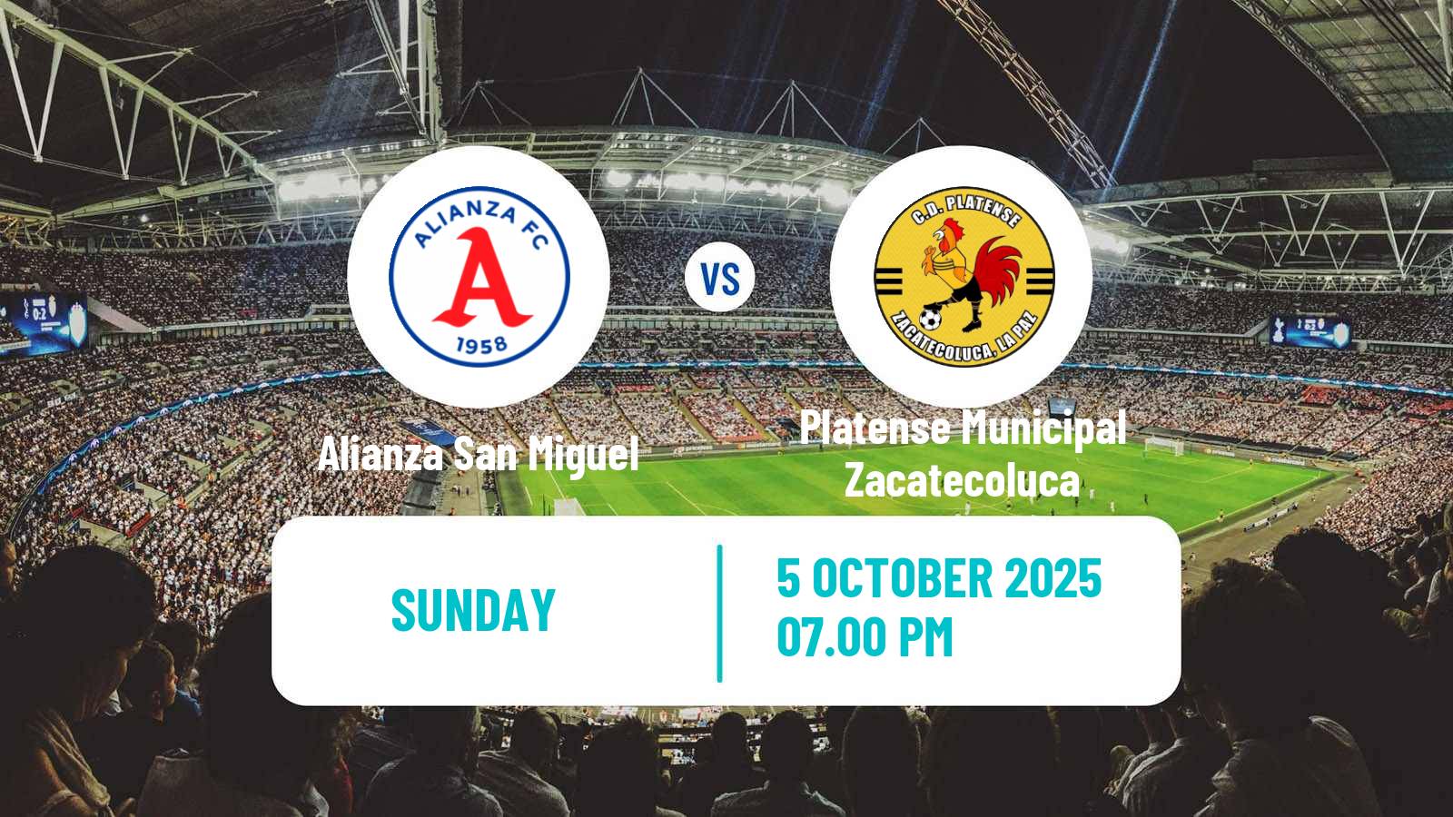 Football El Salvador Primera Division Alianza San Miguel - Platense Municipal Zacatecoluca