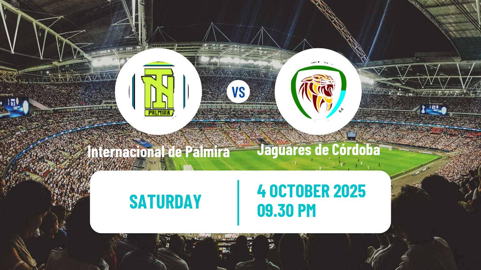 Football Colombian Primera B Internacional de Palmira - Jaguares de Córdoba