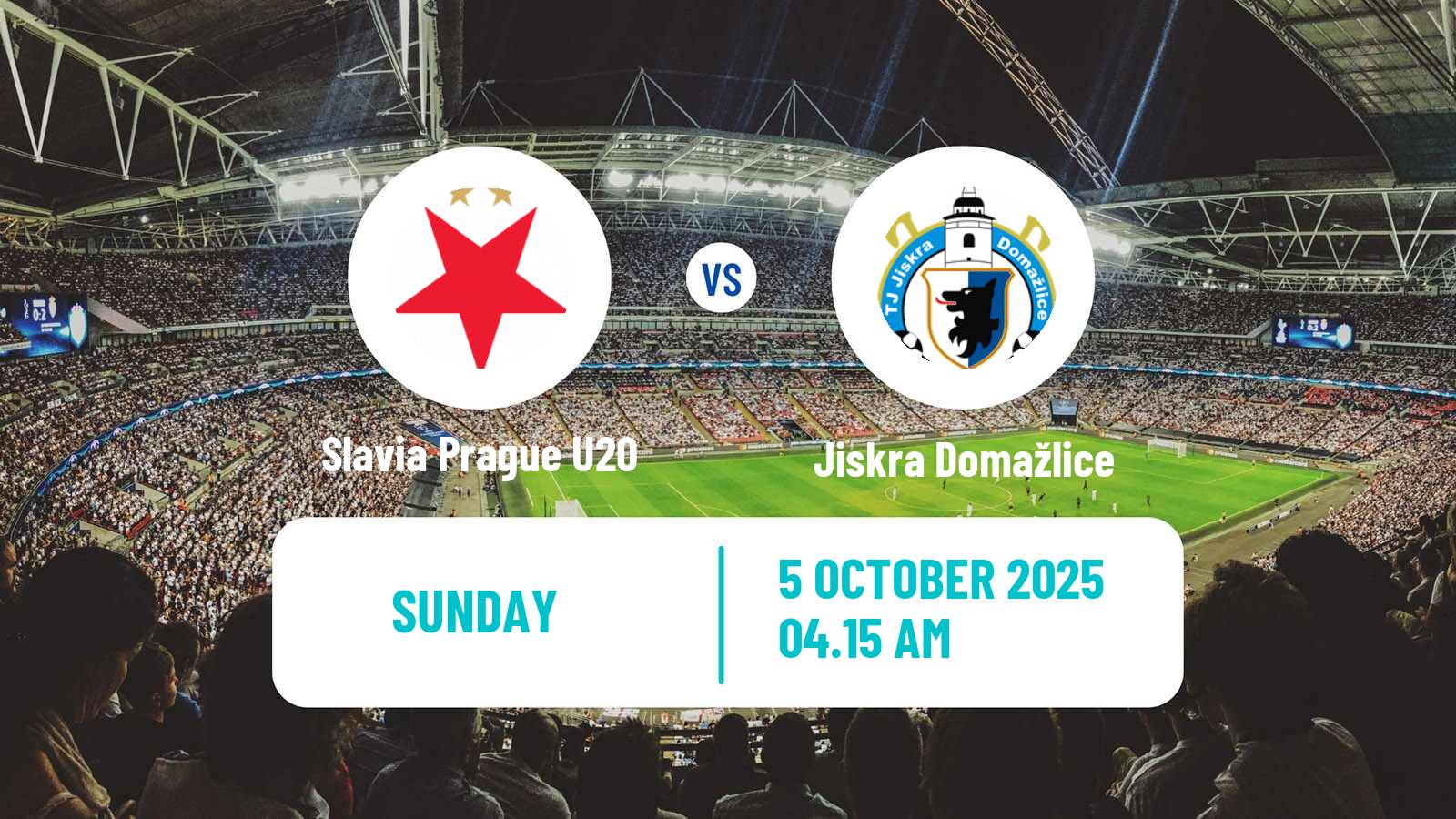 Football Czech CFL Group A Slavia Prague U20 - Jiskra Domažlice