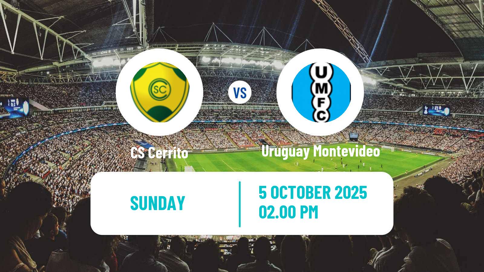 Football Uruguayan Segunda Division Cerrito - Uruguay Montevideo