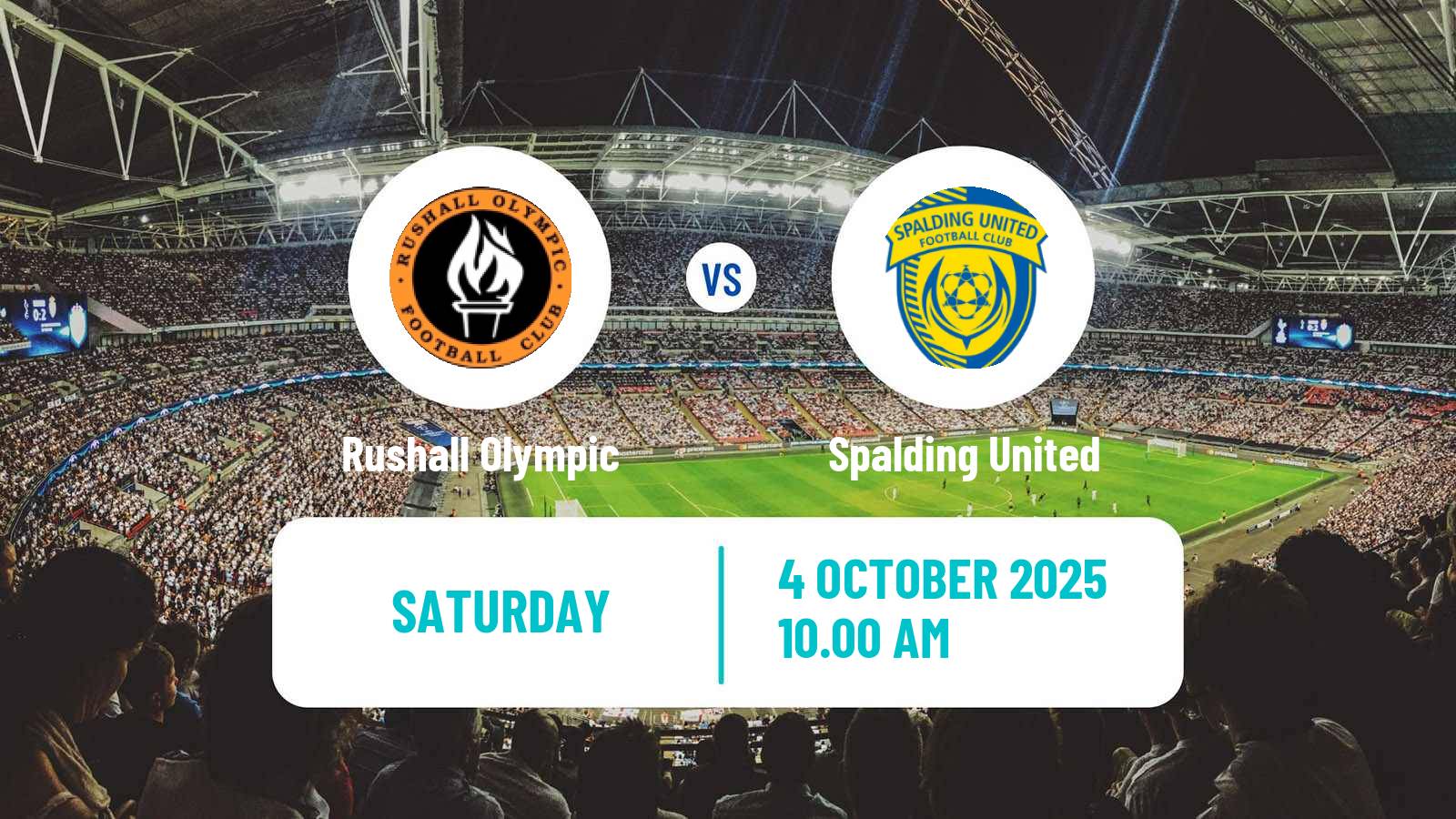 Football English FA Trophy Rushall Olympic - Spalding United