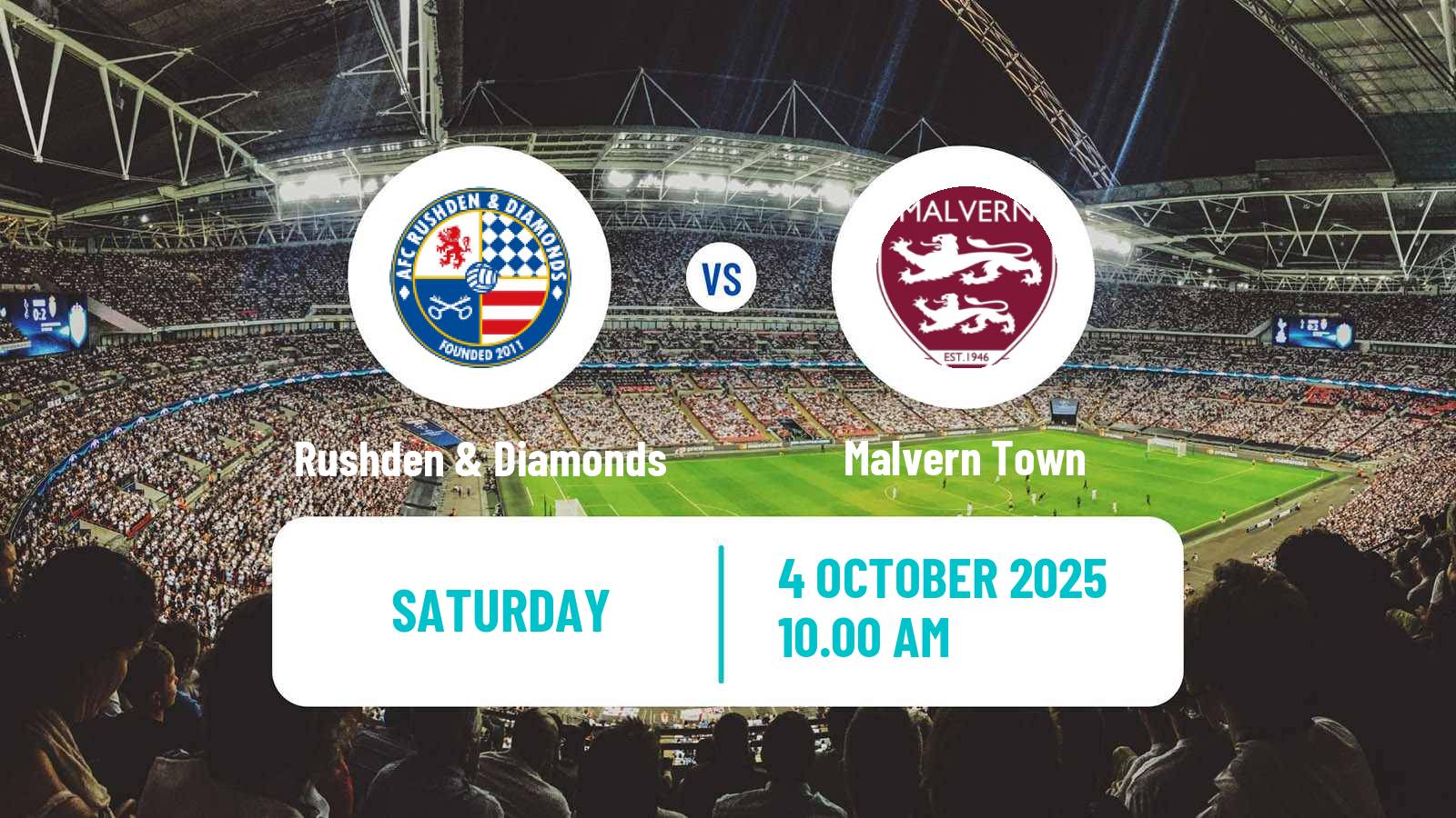 Football English FA Trophy Rushden & Diamonds - Malvern Town