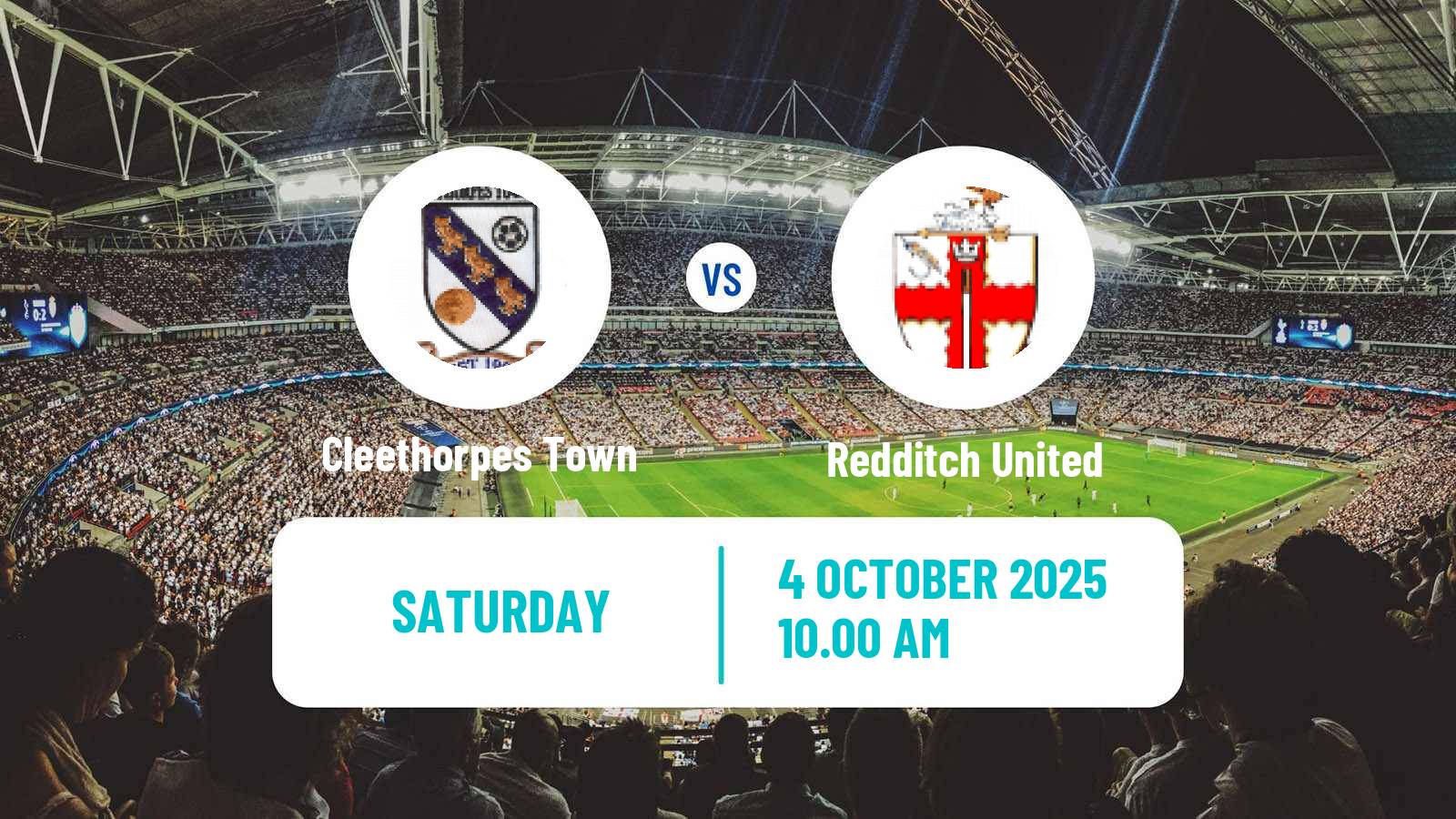 Football English FA Trophy Cleethorpes Town - Redditch United