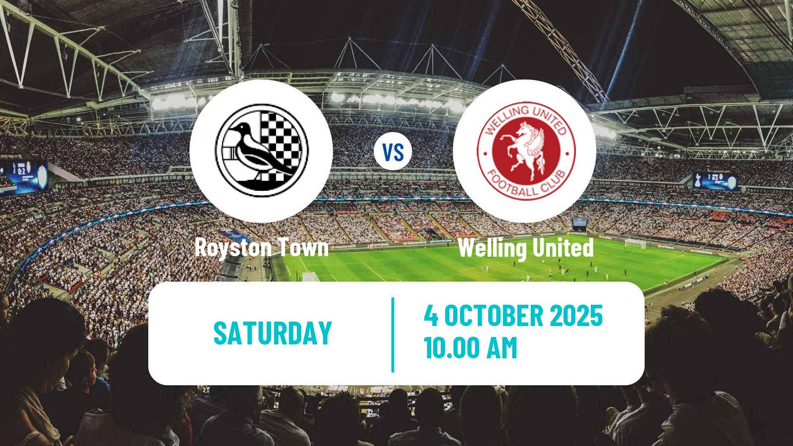 Football English FA Trophy Royston Town - Welling United
