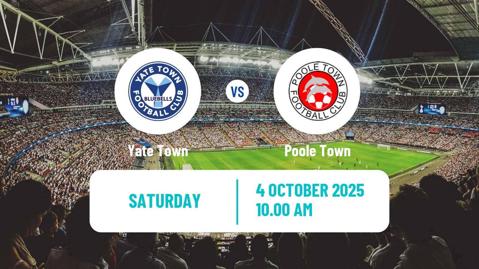 Football English FA Trophy Yate Town - Poole Town